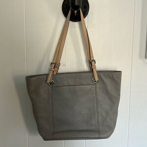 Michael Kors Gray Leather Bag Purse